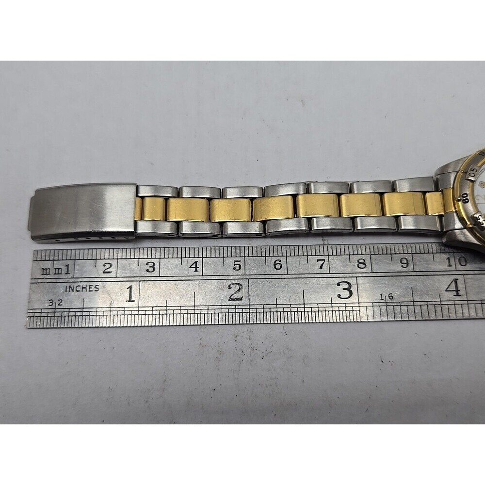 Craftsman By Relic Womens Two Tone Quartz Stainless Watch Wrench Hand White Dial - Picture 10 of 11